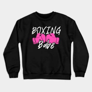 Boxing Babe Crewneck Sweatshirt